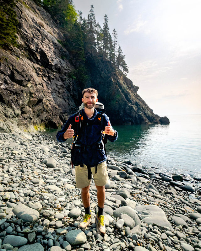 Tom Tranfaglia on location with camera gear